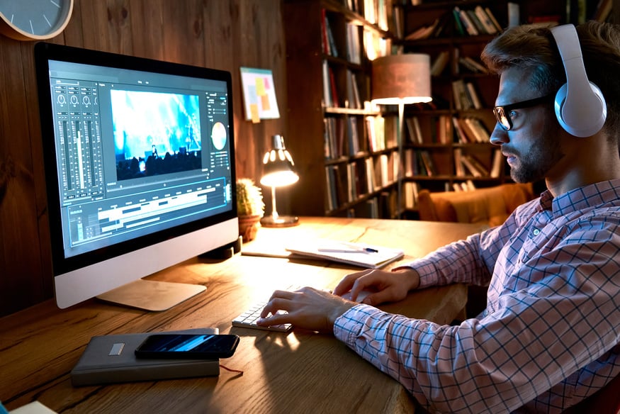 Male Videographer Editor 